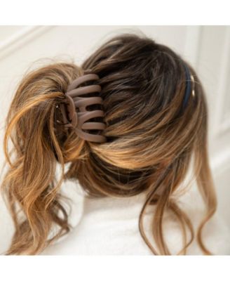 Extra Large Matte Claw Clip - Brown