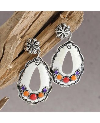 Women's Floral Drop Earrings