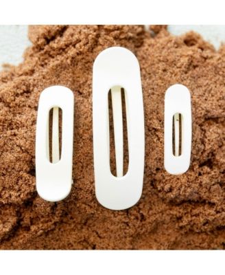 Mixed Size Flat Lay Clip Set - Cream