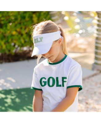 Toddler Unisex Green Golf Crewneck T-Shirt