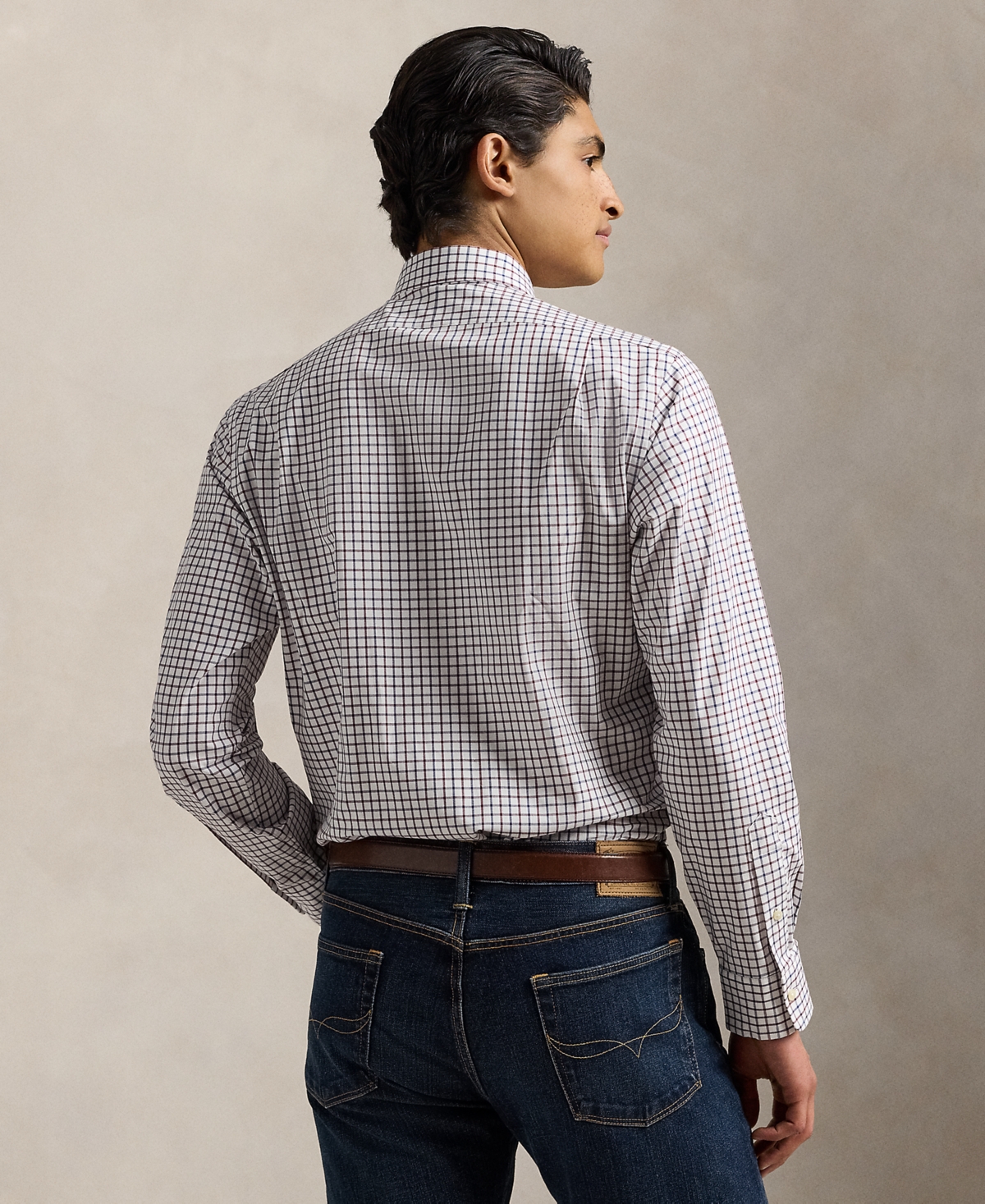 Polo Ralph Lauren Men's Slim-fit Stretch Poplin Shirt In Neutral