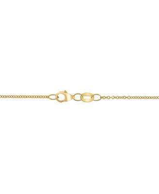 EFFY&reg; Diamond Mixed Cut Teardrop Halo 18" Pendant Necklace (1 ct. t.w.) in 14k White Gold (Also in yellow gold)