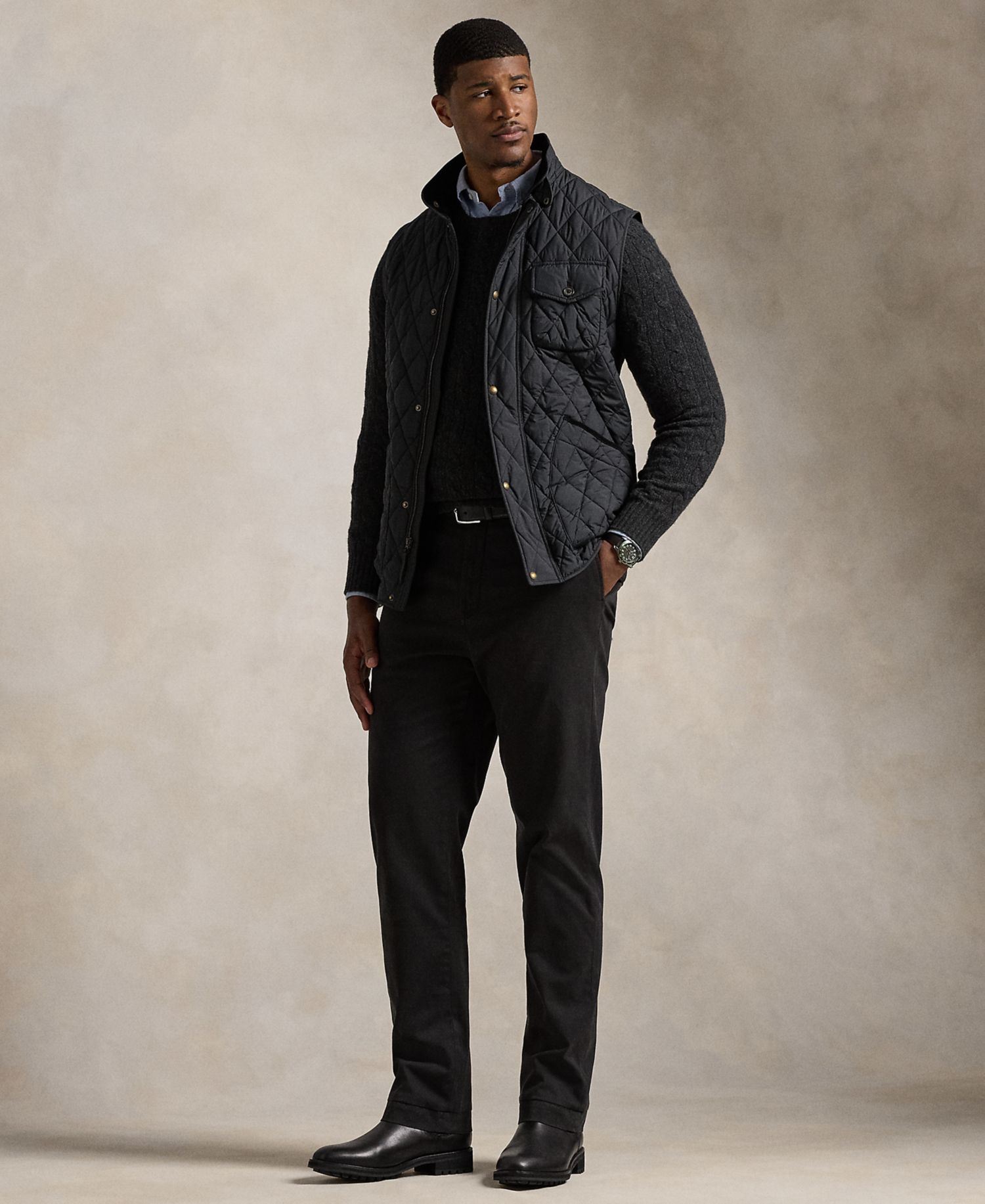 Men's Big & Tall The Beaton Quilted Utility Vest