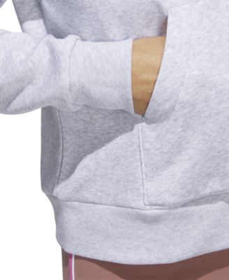 Seasonal Essentials Ruffled Big Logo Graphic Hoodie