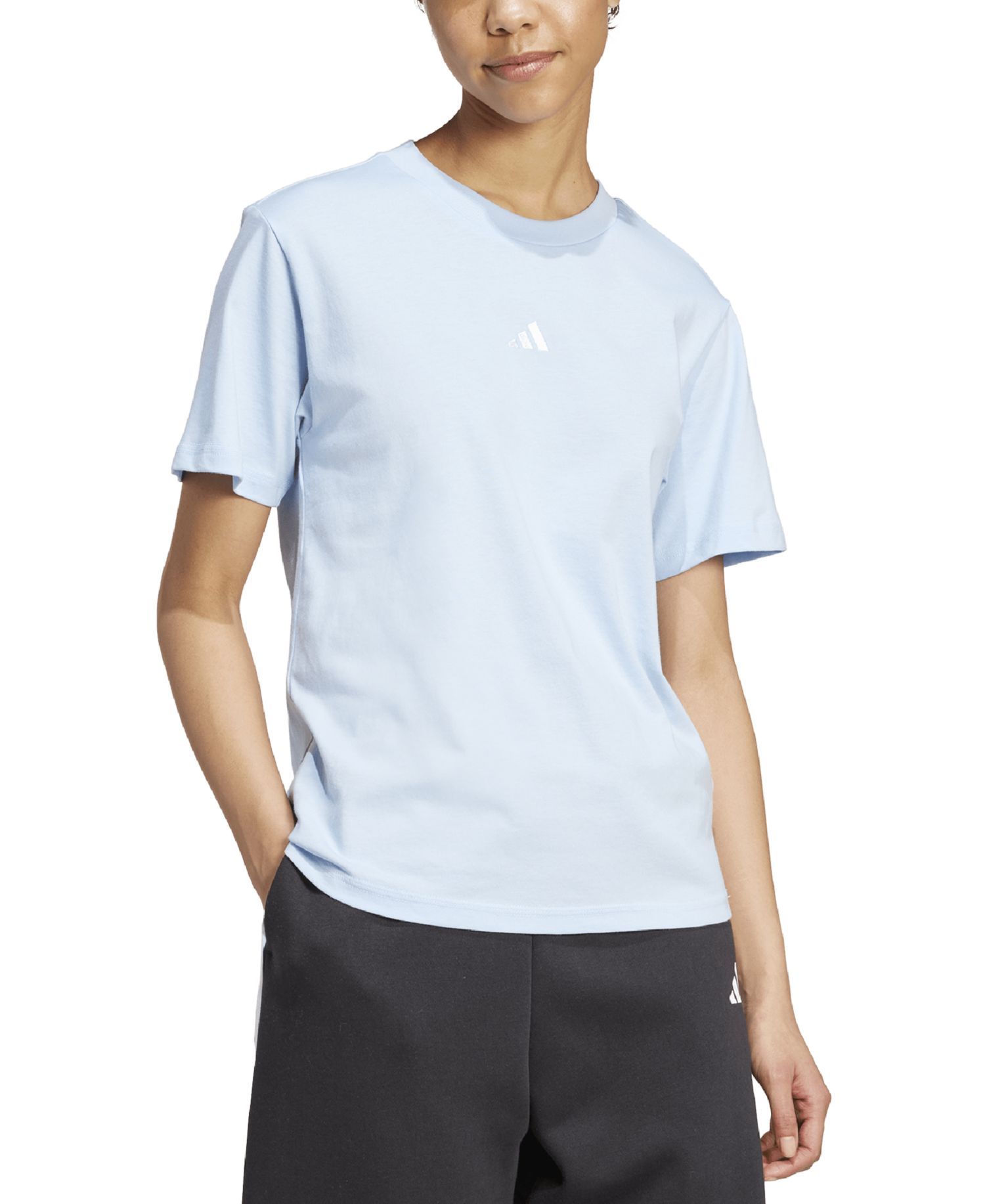 Plus Size Short-Sleeve Cotton Crewneck Logo T-Shirt