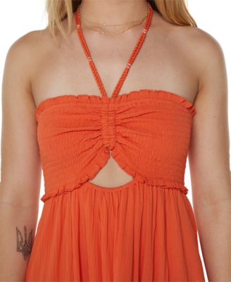 Juniors' Saltwater Sweetness Sleeveless Maxi Dress