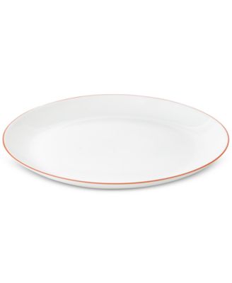 Opal Glass Rust Rim Dinner Plate, Set of 4, Exclusively at Macy's
