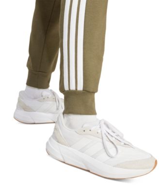 Women's Essentials Three Stripes Fleece Slim Pants