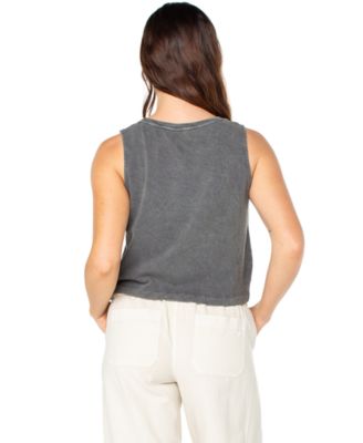 Juniors' Tropicool Paradise Wildflower Cotton Tank Top