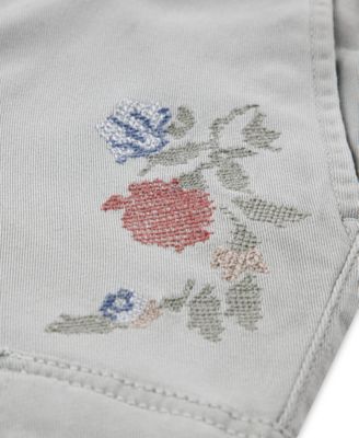 Girls Embroidered Cargo Joggers