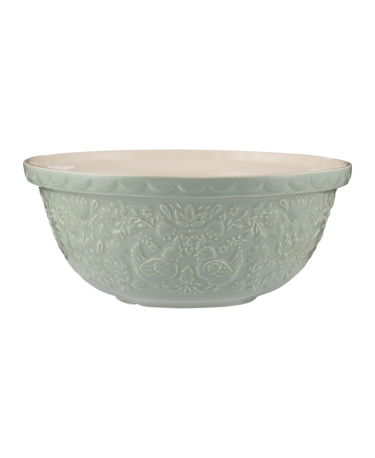 Mason Cash Home To Roost 11.75" Mixing Bowl In Green