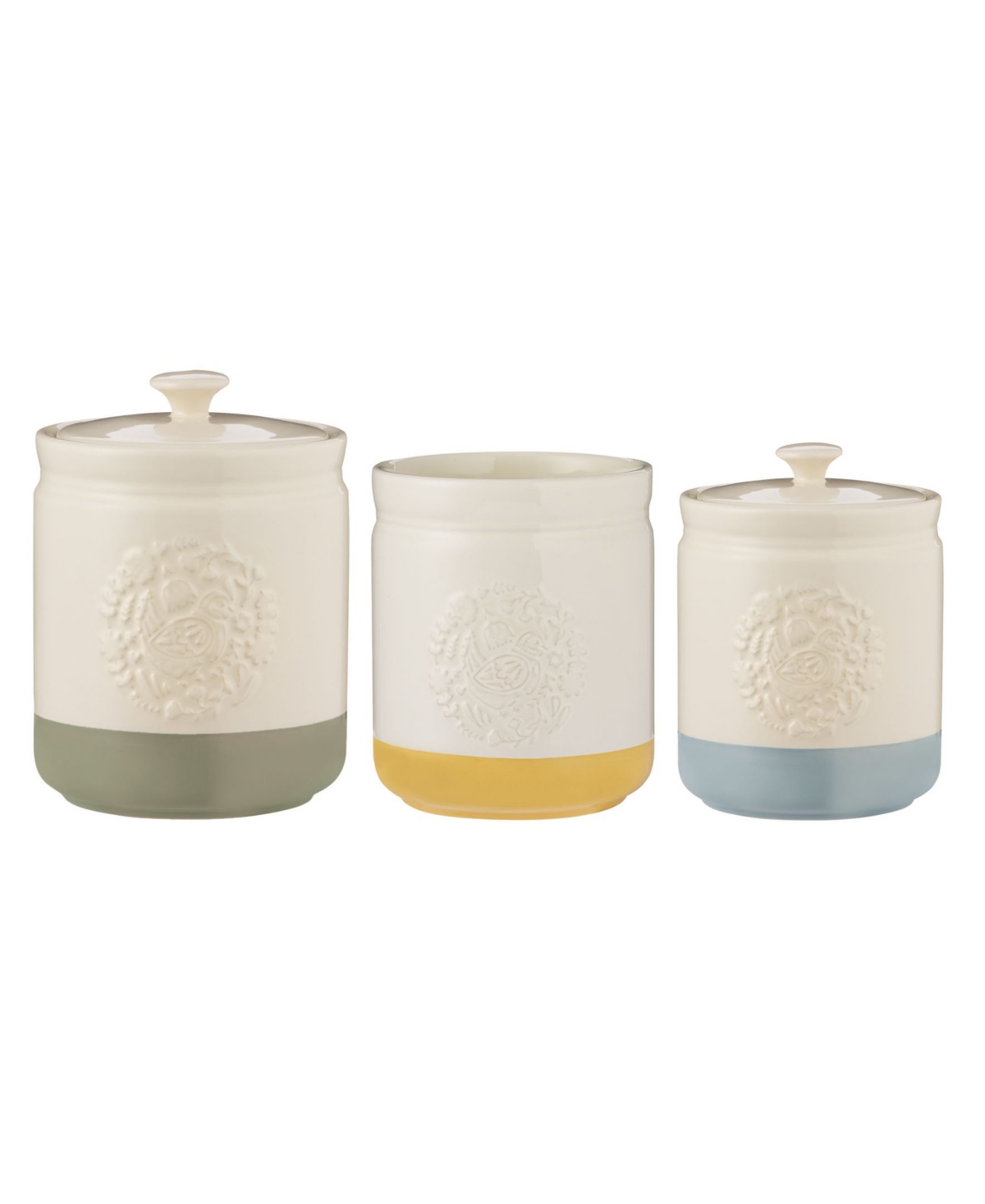 Mason Cash Home To Roost Storage Containers, Set Of 3 In Multi