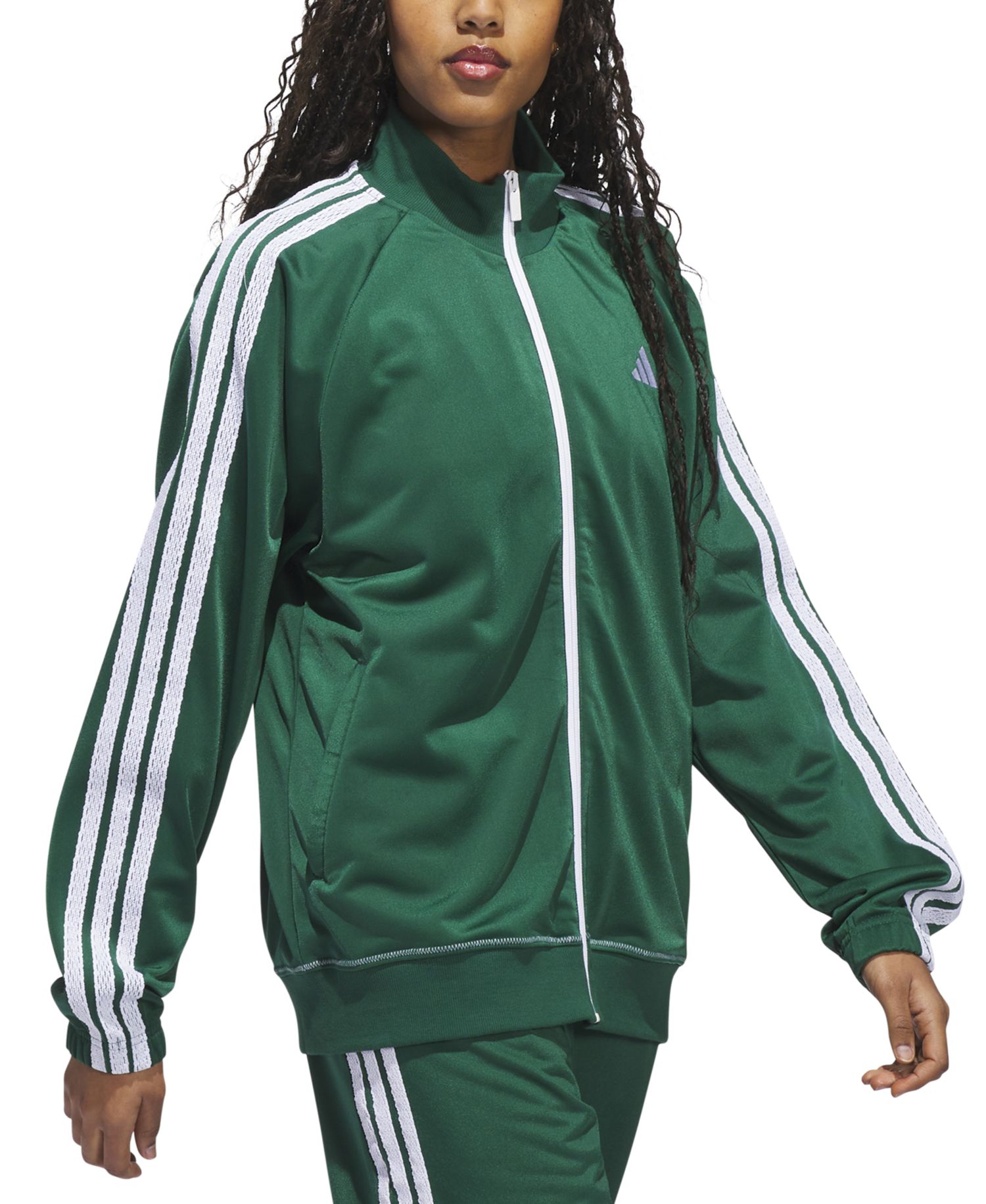 Women's Zip-Front Long-Sleeve Logo Track Jacket