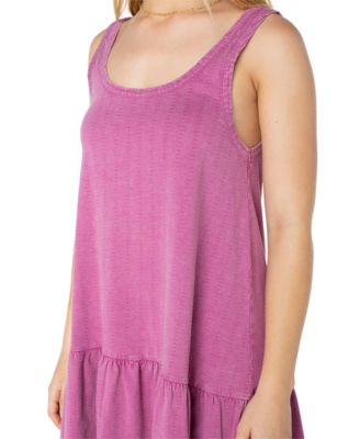 Juniors' Still Salty Sleeveless Cotton Shift Dress