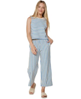 Juniors' Java Stripe Cotton Tank Top