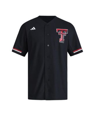Men's Black Texas Tech Red Raiders Replica Baseball Jersey
