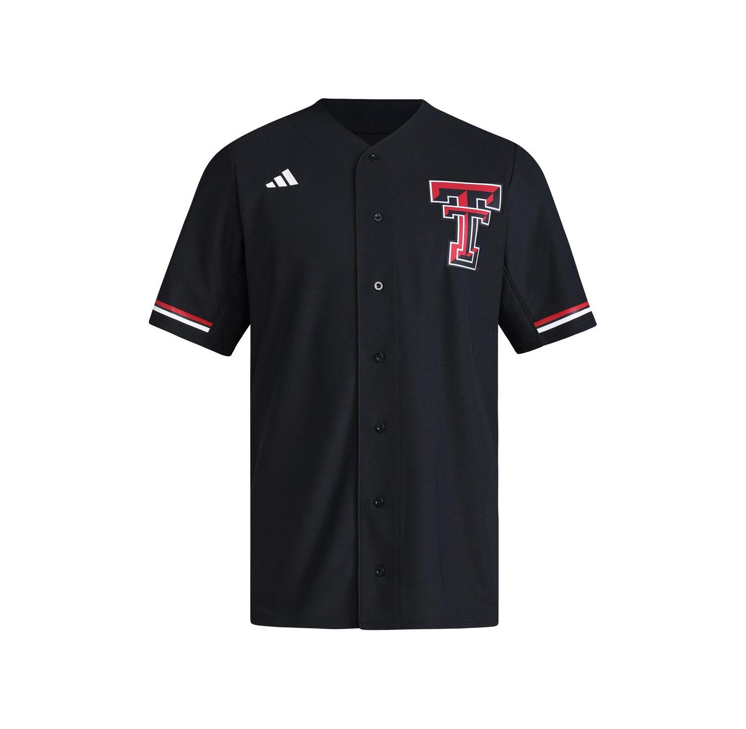 Men's Black Texas Tech Red Raiders Replica Baseball Jersey