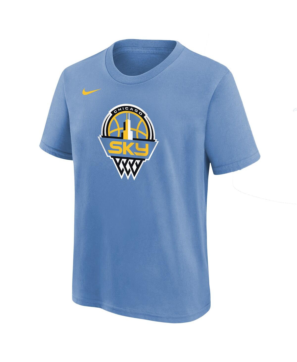 Nike Youth  Sky Blue Chicago Sky Essential Logo T-shirt In Blue