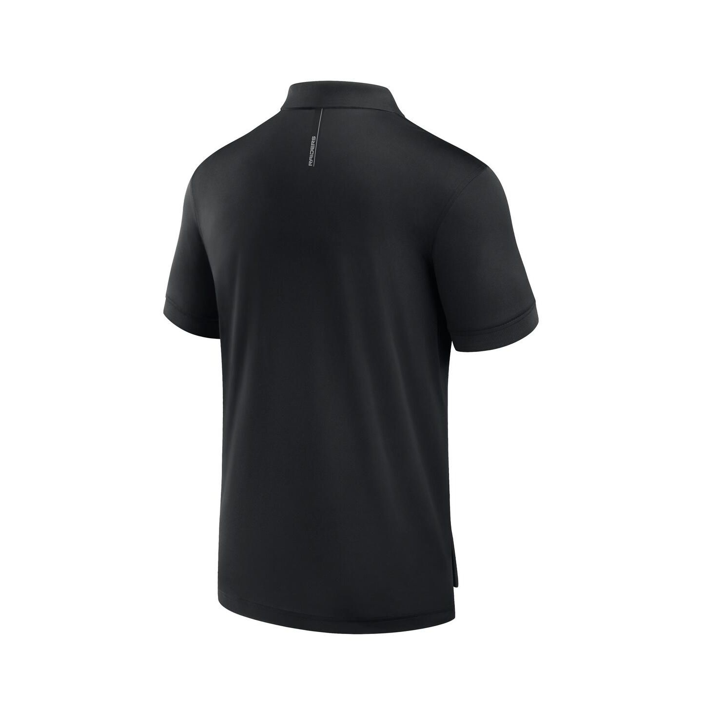 Мужское поло Fanatics Black Las Vegas Raiders Front Office Move Mono Polo Shirt — фото 3