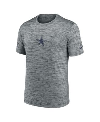Men's Gray Dallas Cowboys Sideline Velocity Performance T-Shirt