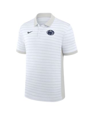 Men's White Penn State Nittany Lions 2025 Early Season Coaches Sideline Victory Stripe Performance Polo Shirt