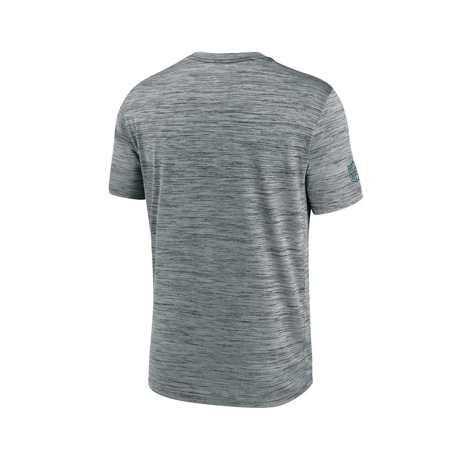 Men's Gray Philadelphia Eagles Sideline Velocity Performance T-Shirt