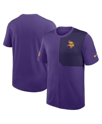 Nike - Men's Purple Minnesota Vikings Sideline UV Performance Coach Shirt