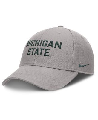Nike - Men's Gray Michigan State Spartans Rise Practice Adjustable Hat