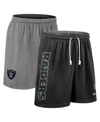 Nike - Men's Black Las Vegas Raiders Sideline Reversible Performance Shorts