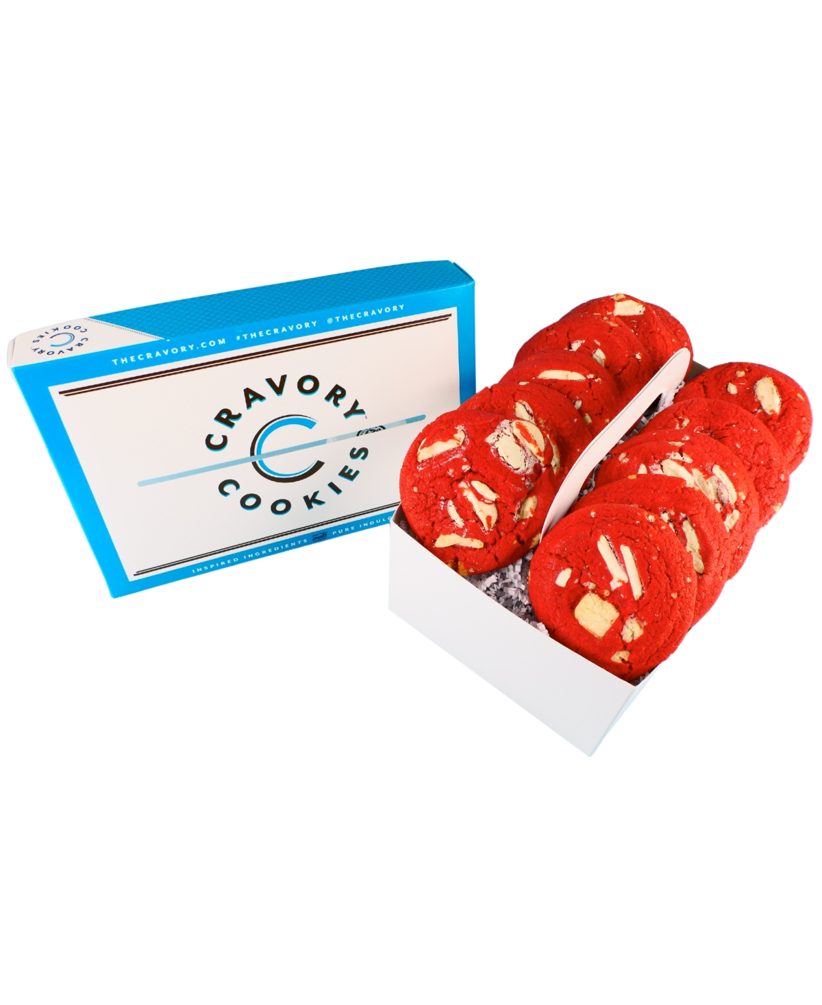 The Cravory Red Velvet Cookies Gift Box
