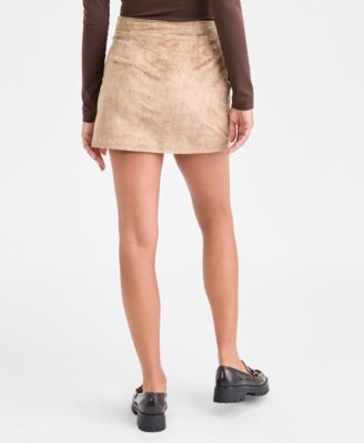 Women's Camryn Faux-Suede Mini Skirt