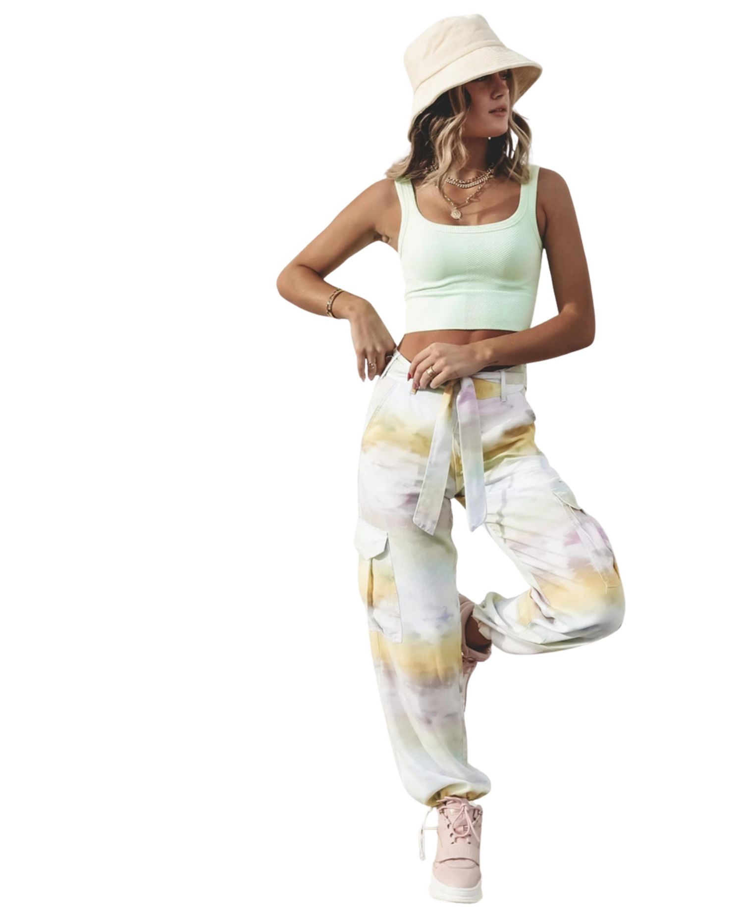 Women's Ava Mid-Rise Cargo Pants