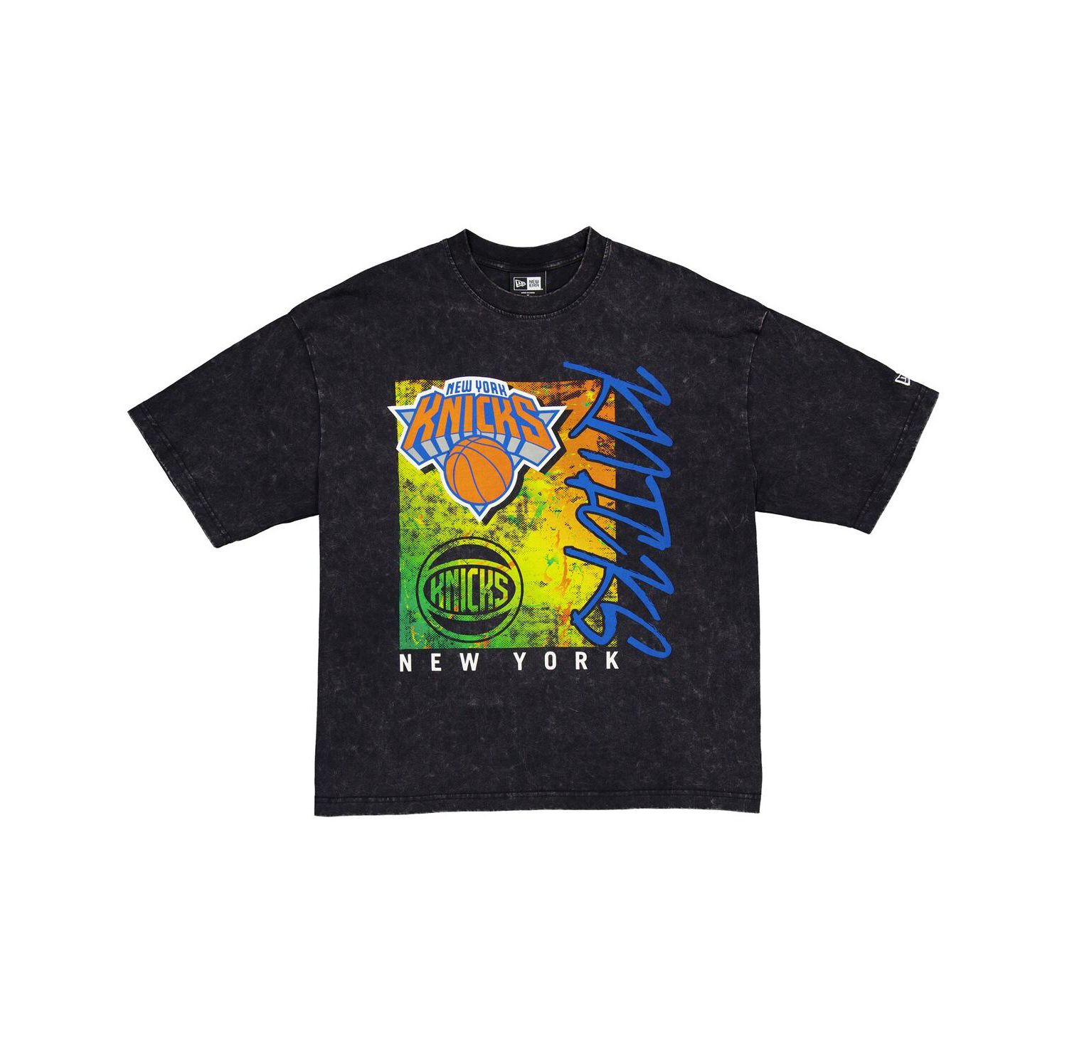 Men's Black New York Knicks Sport Classics Enzyme Washed T-Shirt