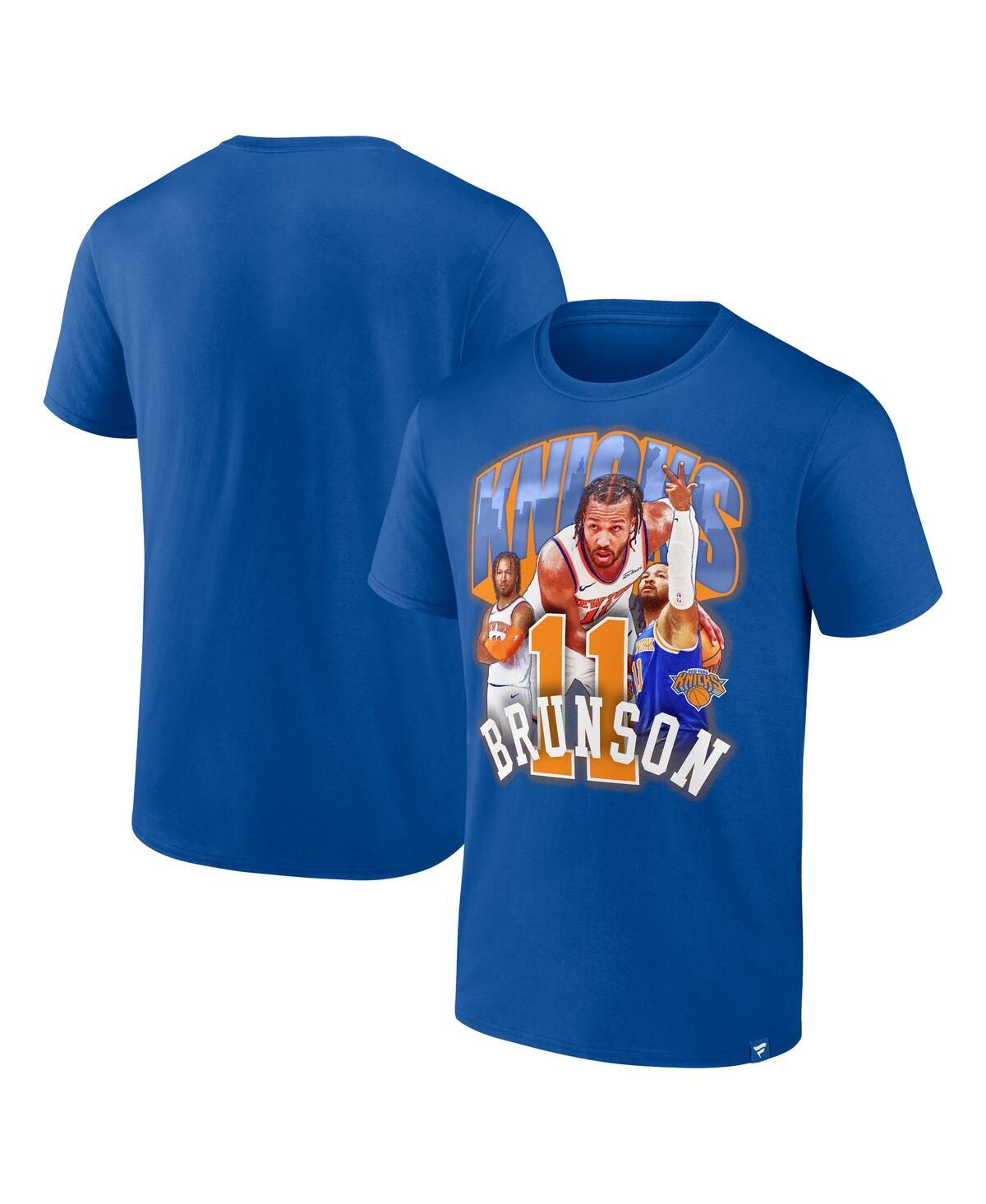 Men's Jalen Brunson Blue New York Knicks Notorious 4.0 T-Shirt - Blue