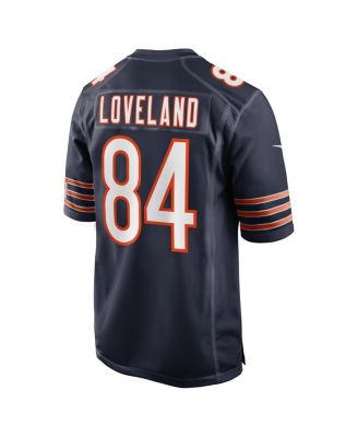 Men's Colston Loveland Navy Chicago Bears 2025 NFL Draft First Round Pick Game Jersey