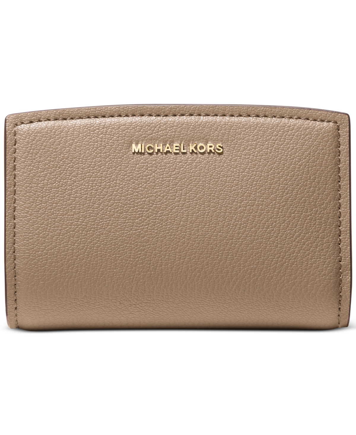Michael Kors Michael  Bryant Medium Leather Zip Around Wallet In Brown