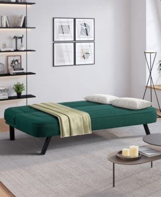 66.1" Polyester Forrest Convertible Futon