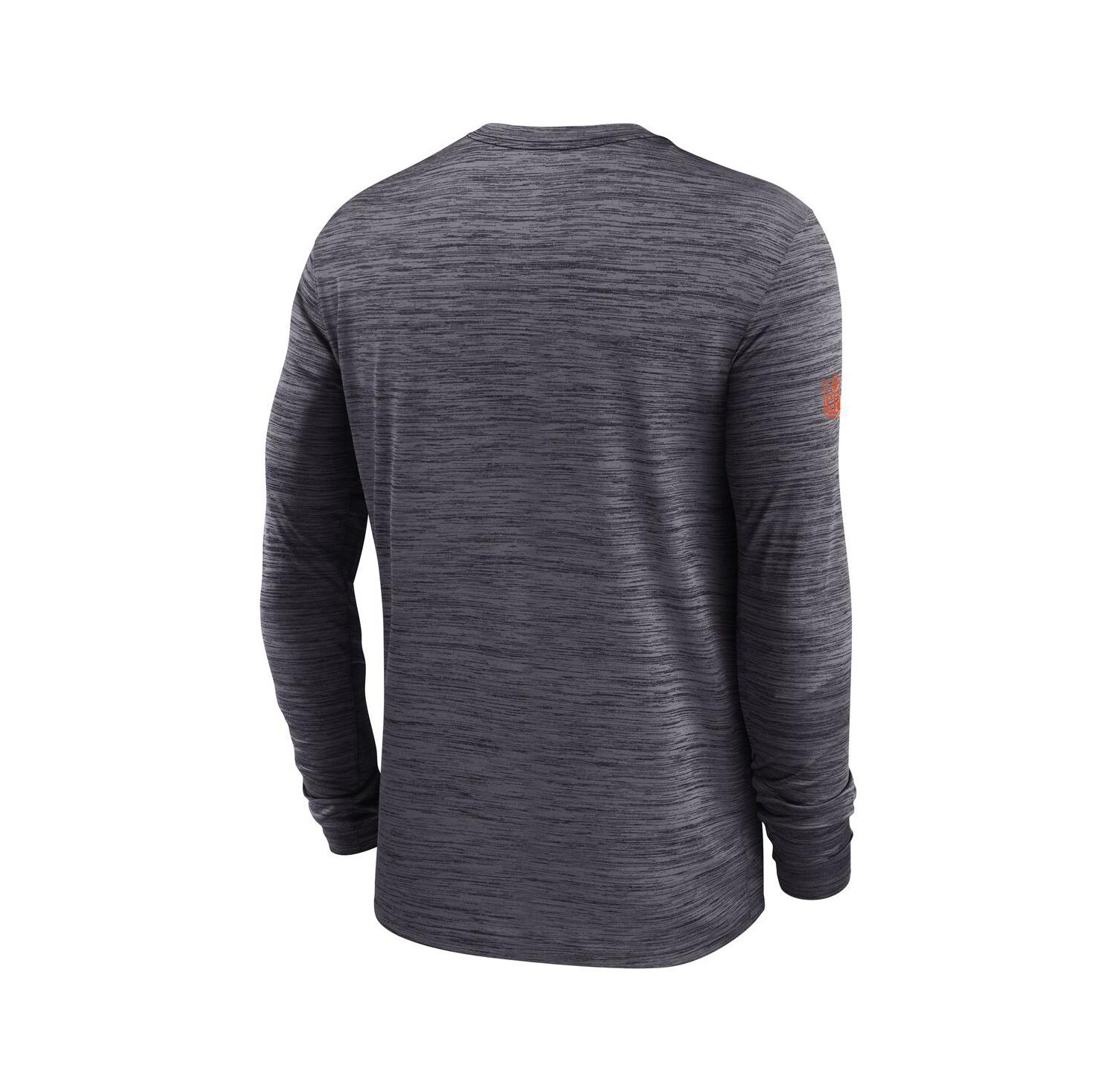 Men's Black Cincinnati Bengals Sideline Velocity Performance Long Sleeve T-Shirt