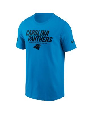 Men's Blue Carolina Panthers Sideline Performance T-Shirt