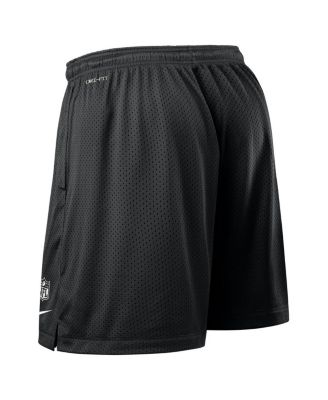 Men's Black New York Jets Sideline Reversible Performance Shorts