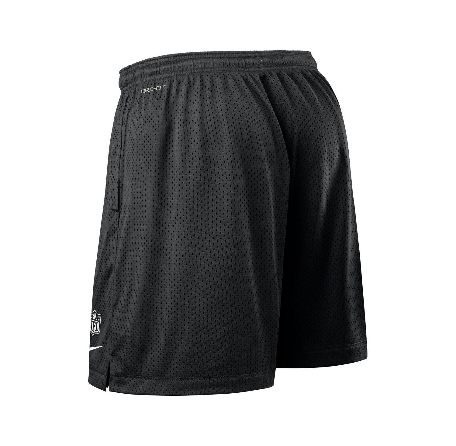 Men's Black New York Jets Sideline Reversible Performance Shorts
