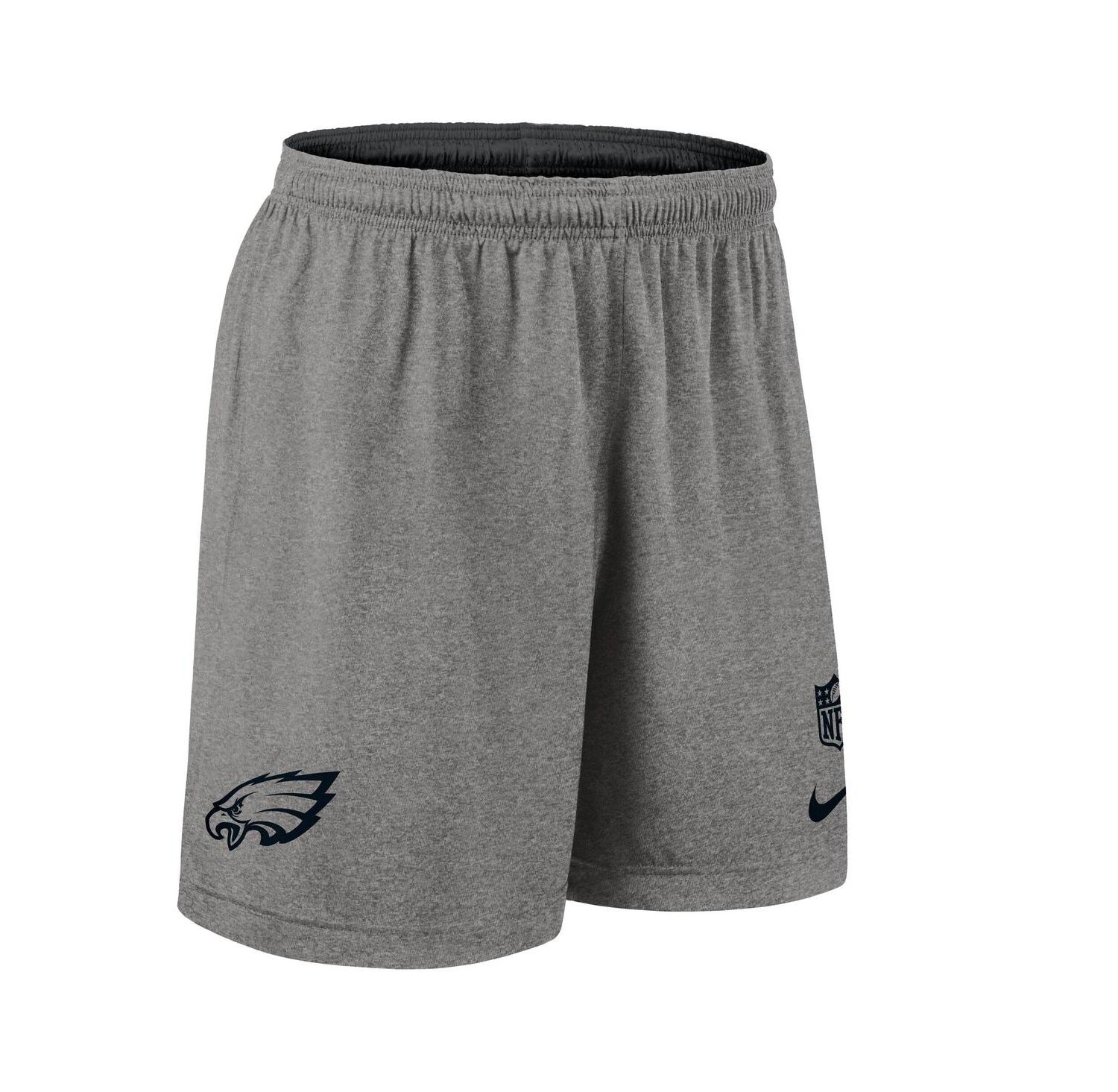 Men's Black Philadelphia Eagles Sideline Reversible Performance Shorts