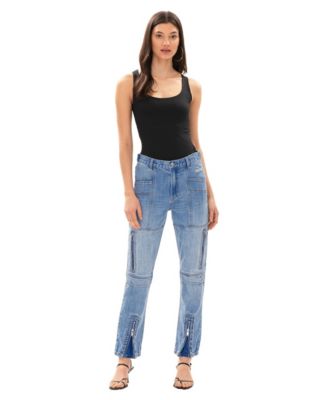 Women's High Rise Utility Jeans