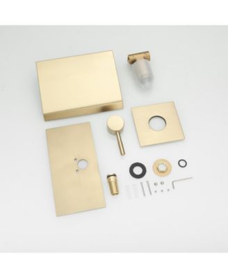 Single Handle Wall Mount Spout Waterfall Bathroom Faucet