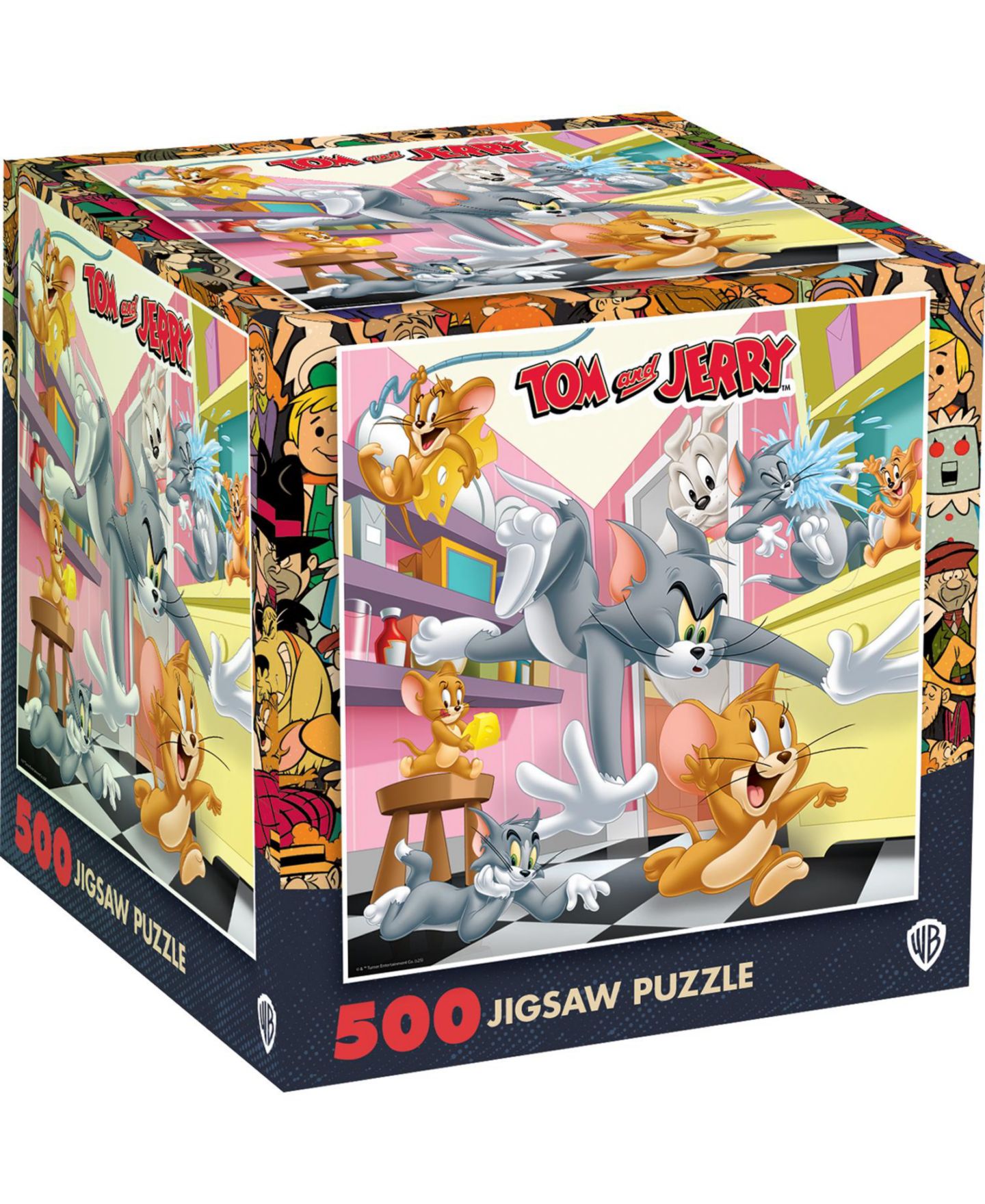 Детский пазл MasterPieces Puzzles Tom & Jerry 500-Piece Jigsaw Puzzle, Ages 14+ — фото 1