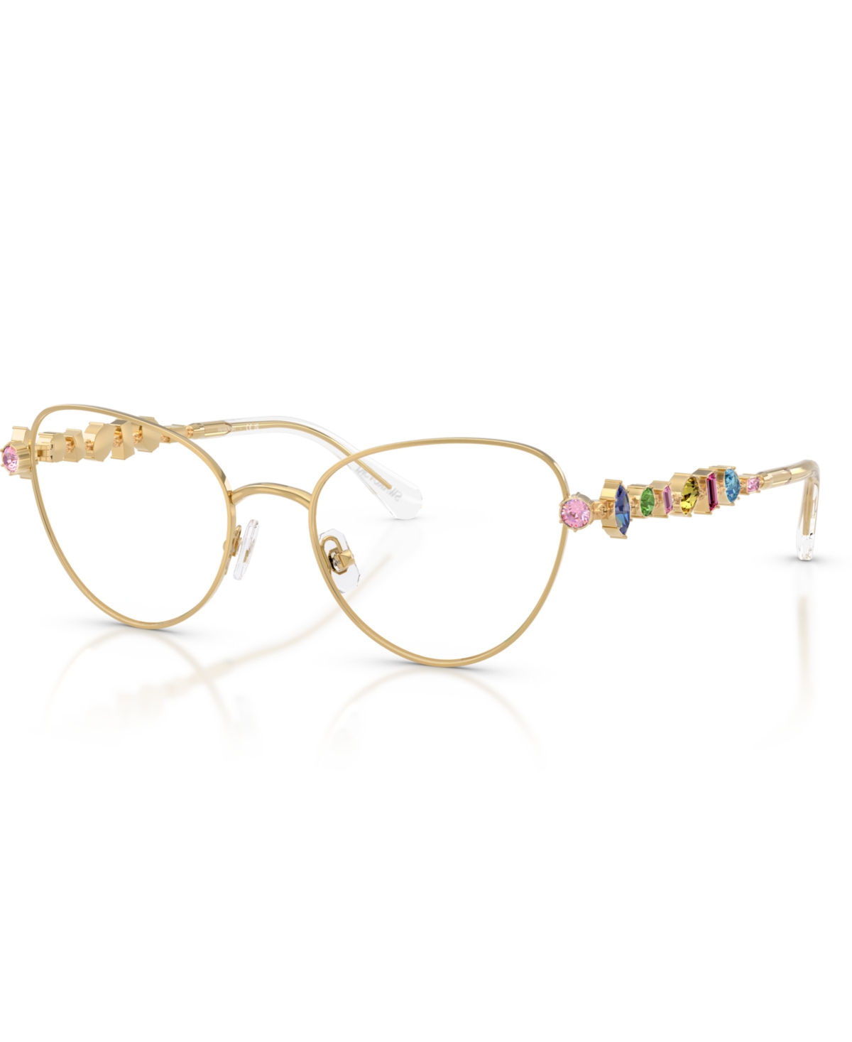 Women's Cat Eye Eyeglasses, SK1024 - Silver