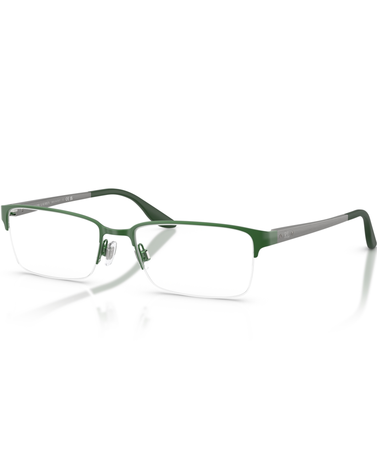 Men's Narrow Eyeglasses, RL5089 - Semi Matte Green