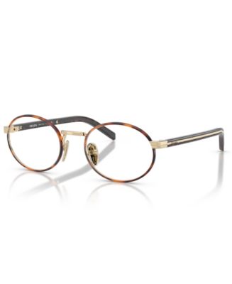Prada Woman Oval Metal PR B55V Eyeglasses - Macy's