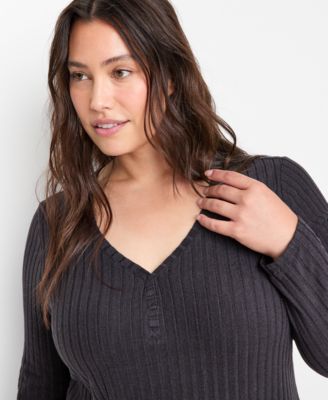 Women's Soft Rib-Knit Pajama Set, XS-3X, Macy's Exclusive