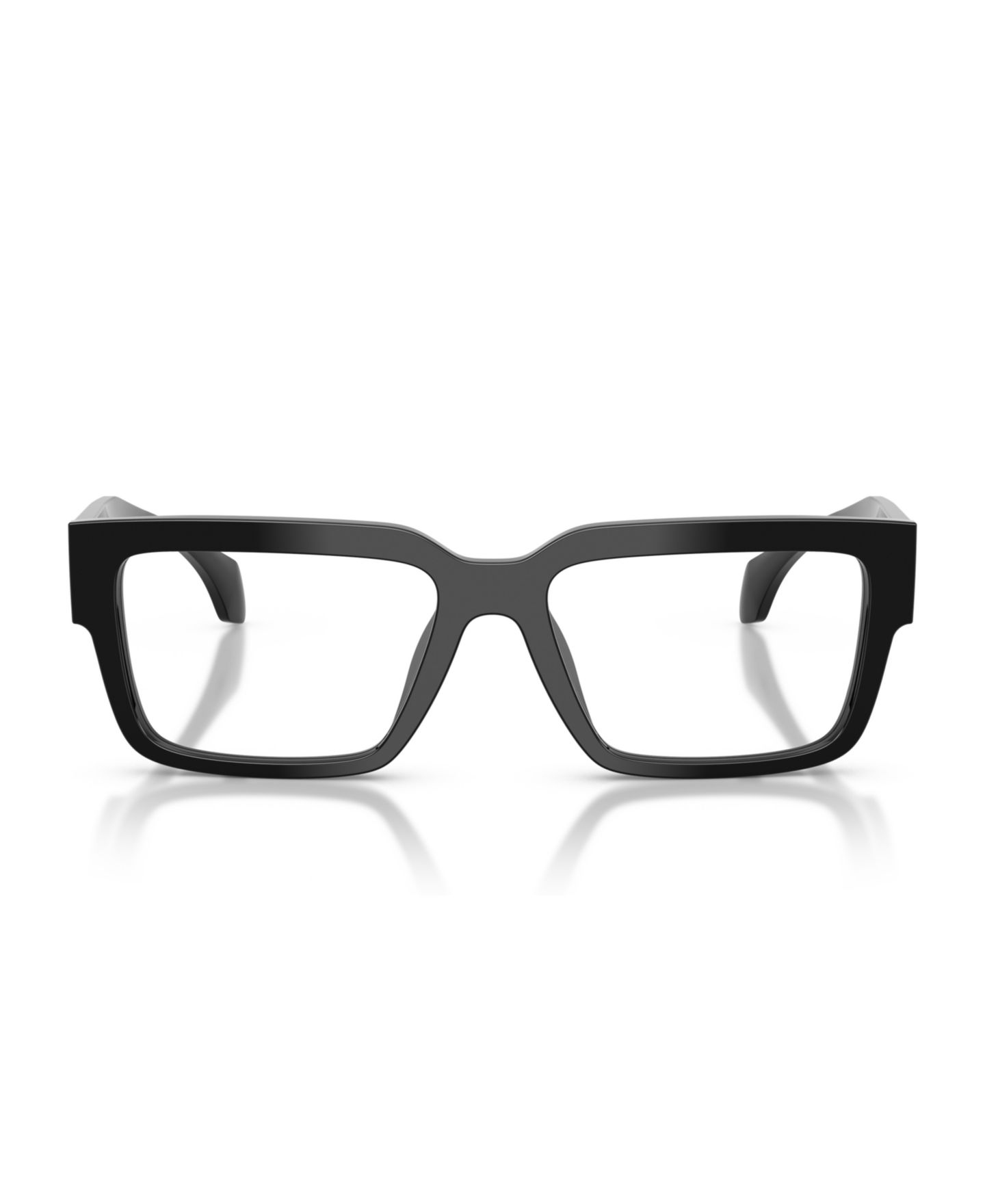Мужские очки Versace Man Rectangle Plastic VE3374U Eyeglasses, цвет: Чёрный — фото 2